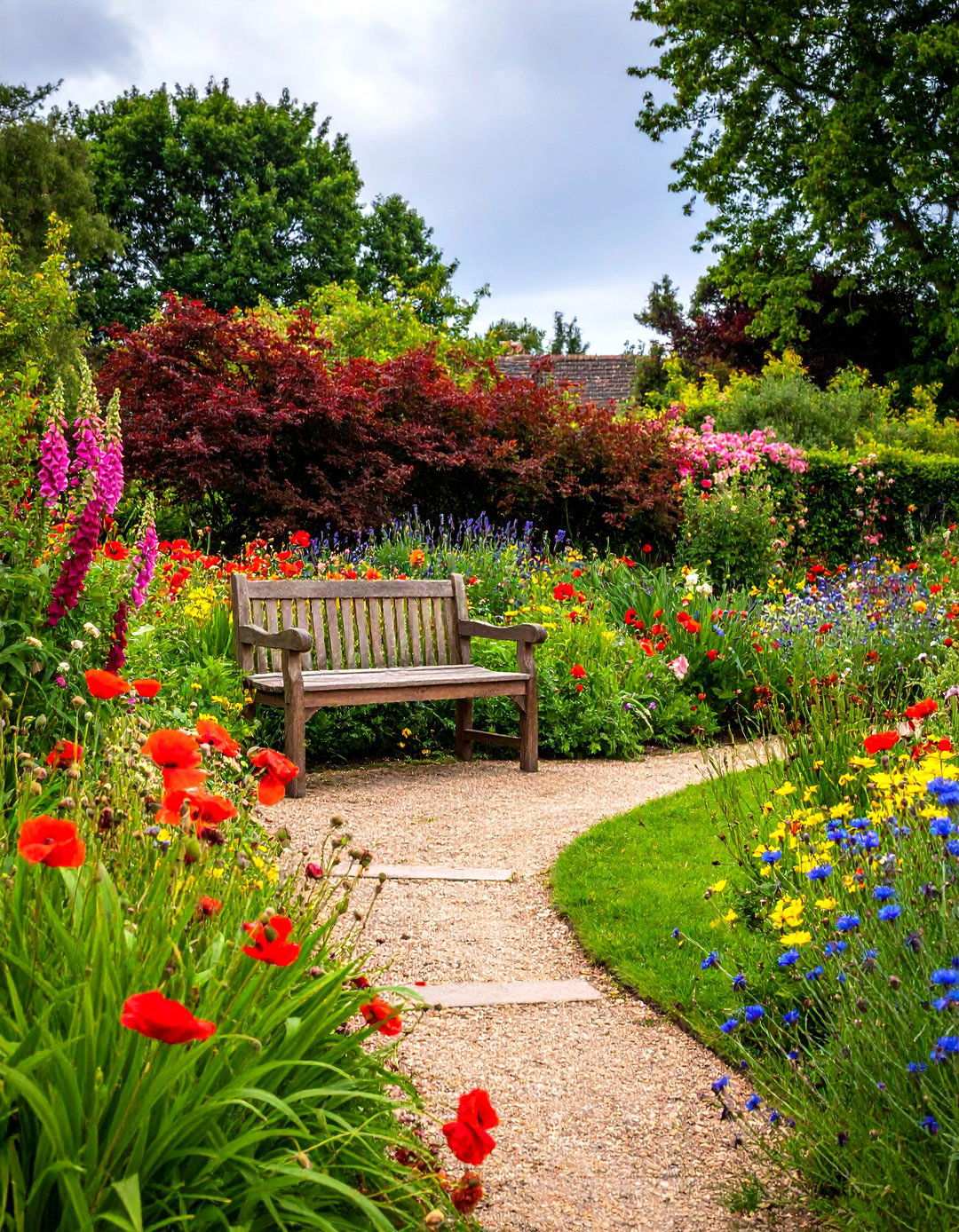 English Cottage Wildflower Gardens - 24 Wildflower Garden Ideas