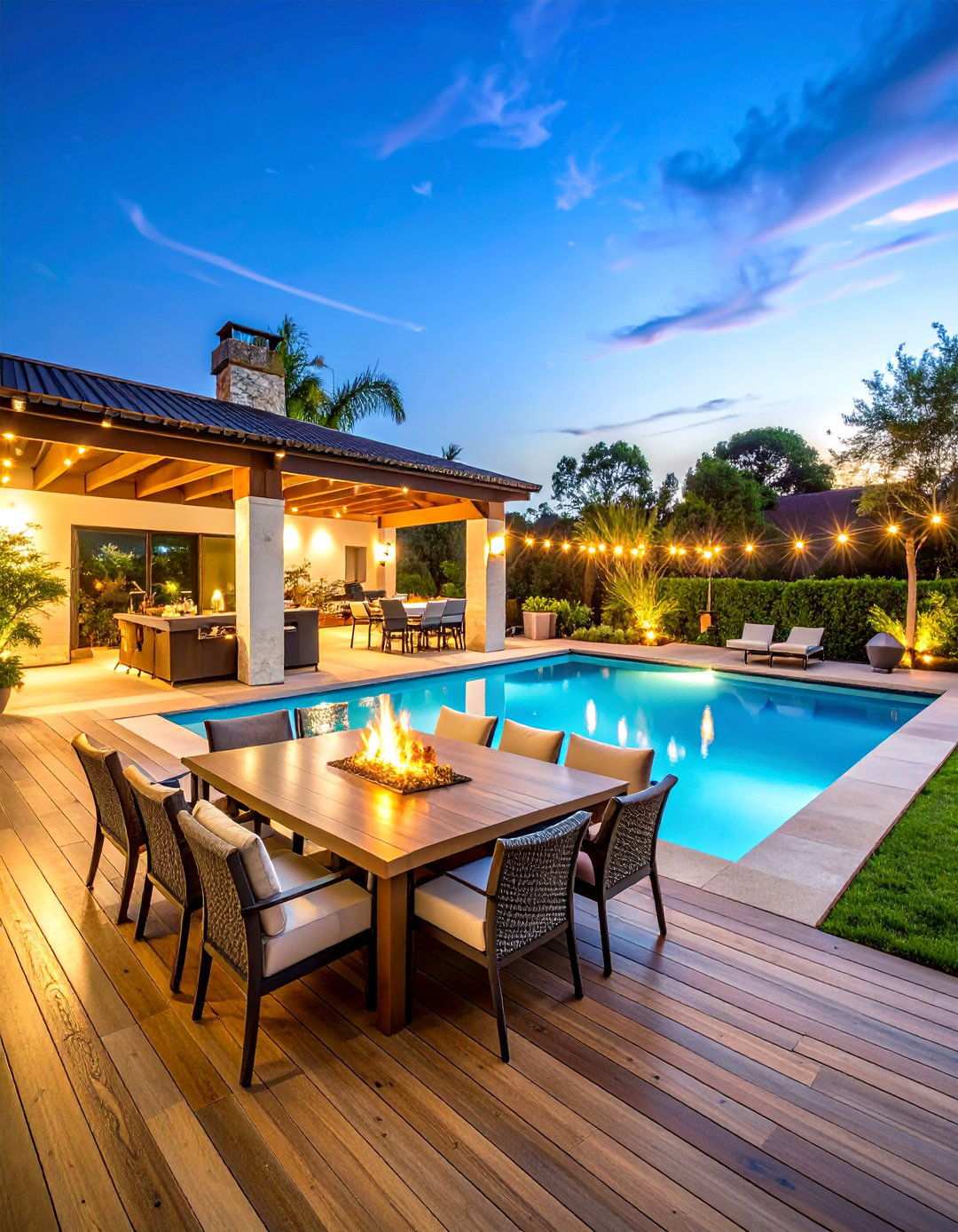 Entertainment Hub Pool Patio - 24 Pool Patio Ideas