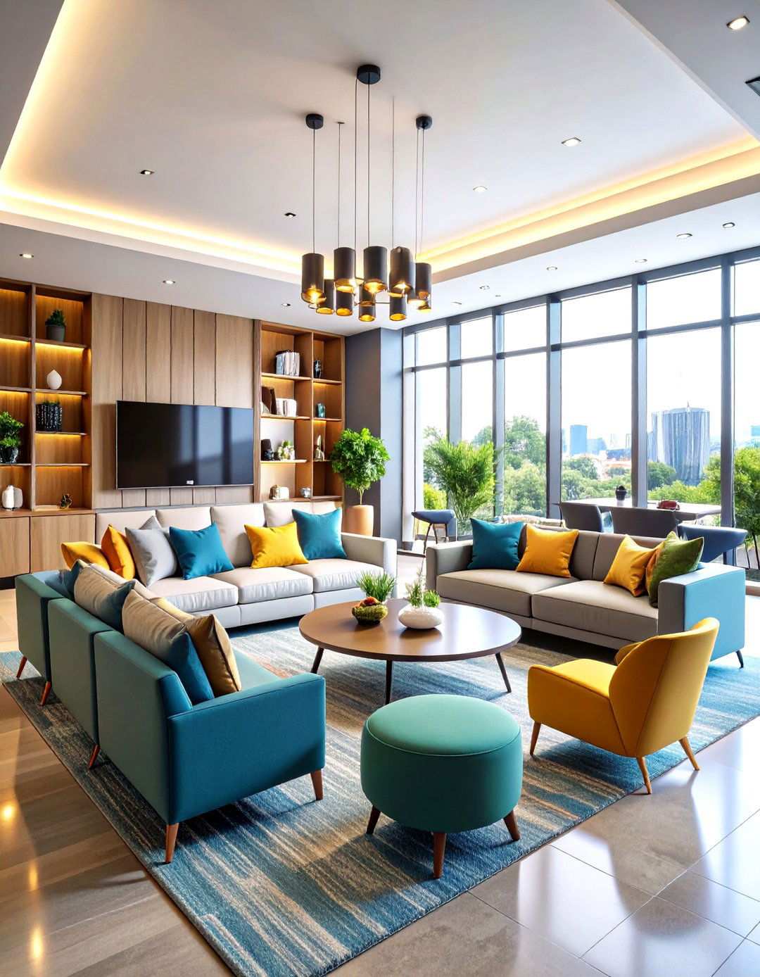 Entertainment Lounge Area - 24 Morning Room Ideas