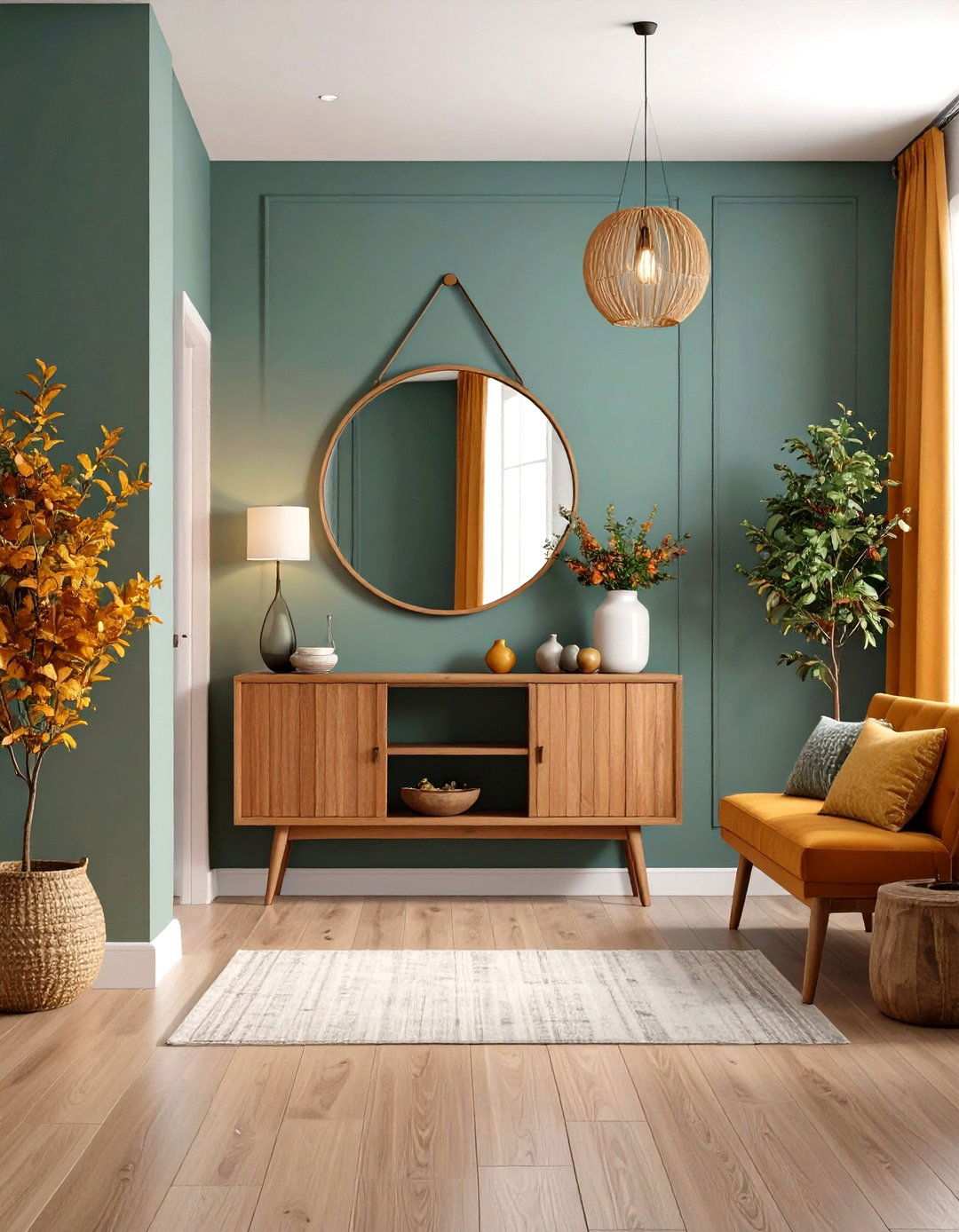 Entryway Design Impact - 24 Transitional Interior Design Ideas