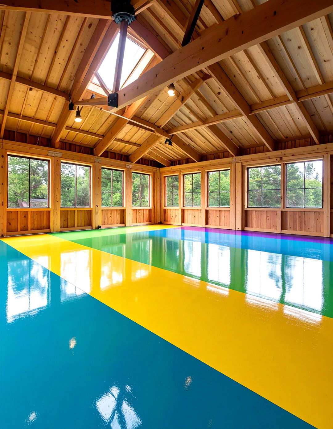 Epoxy Coating Surface - 24 Shed Floor Ideas
