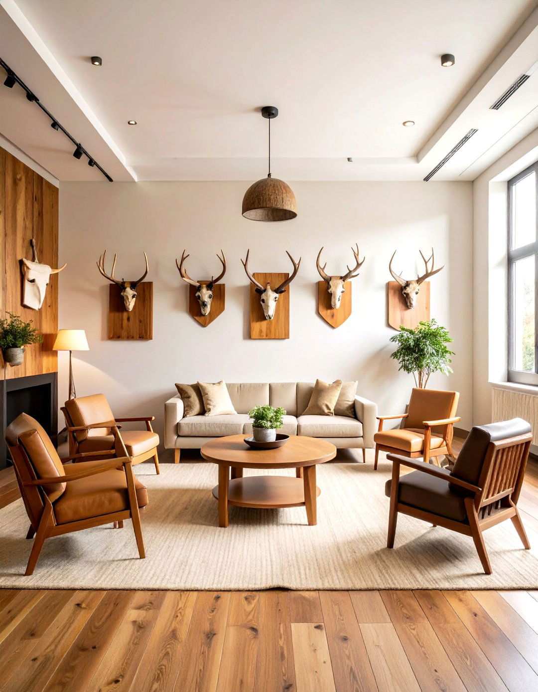 European Mount Gallery Display - 24 Hunting Room Ideas
