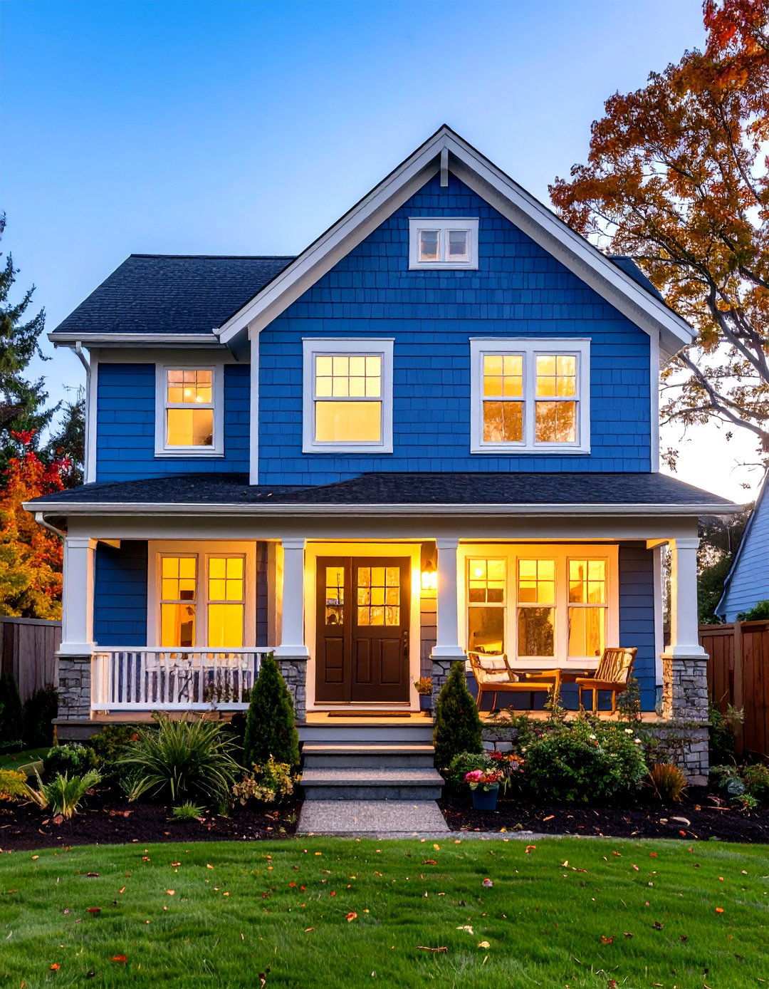 Evening Blue Exterior Colors - 24 House Siding Colors