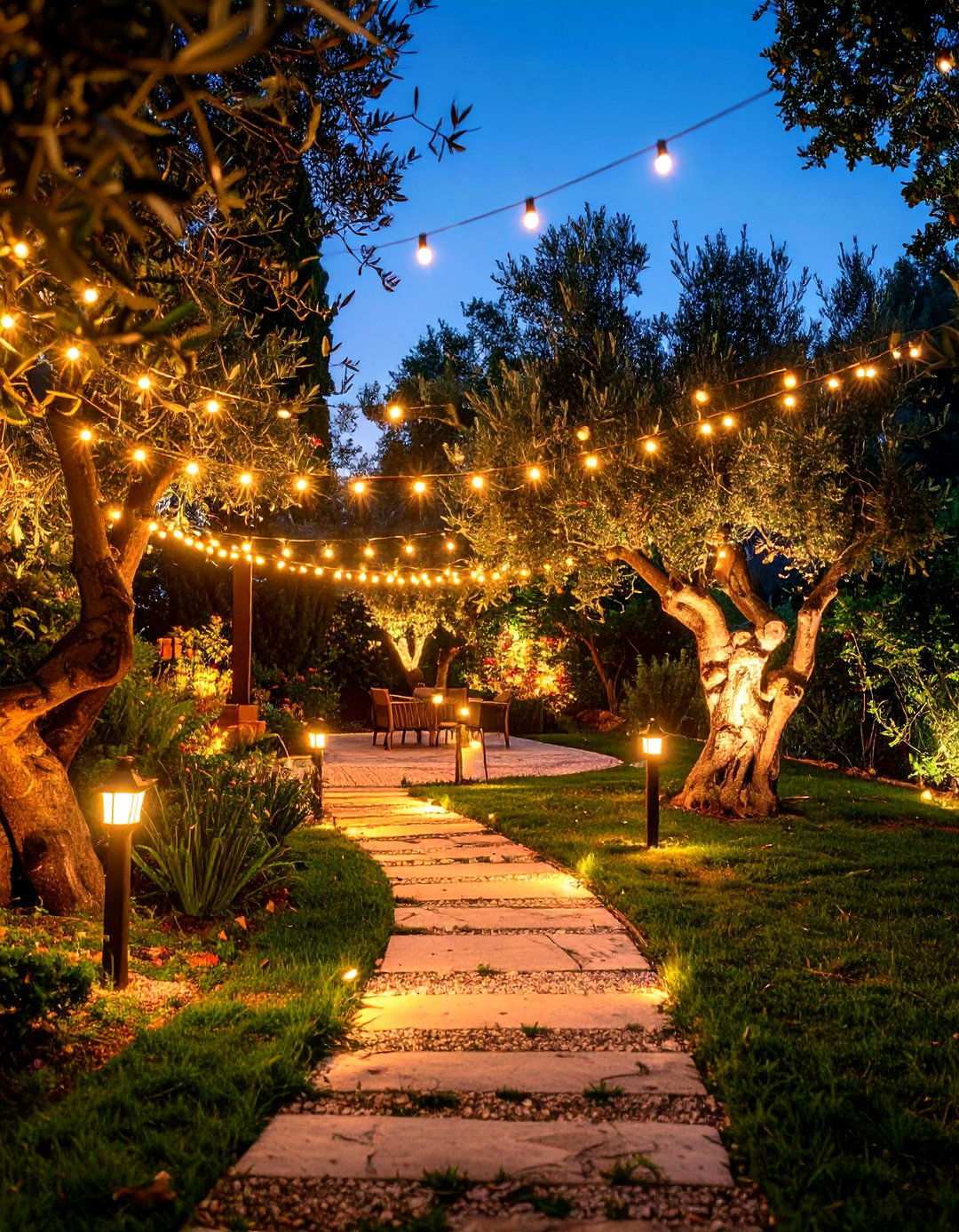 Evening Garden Ambiance - 24 Mediterranean Garden Ideas