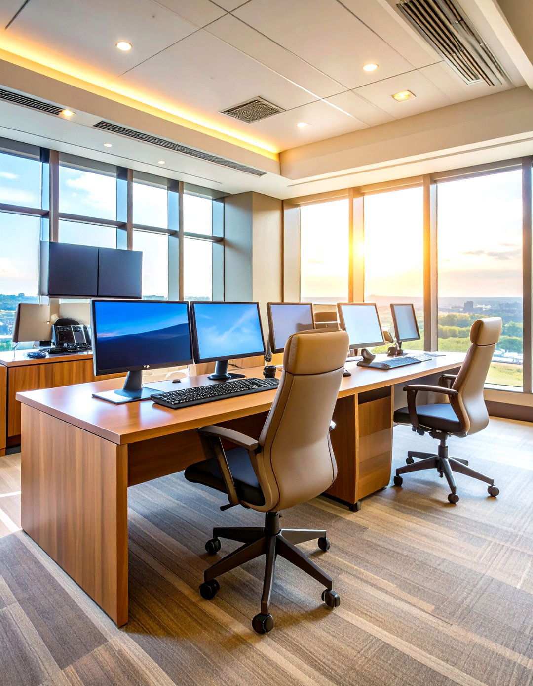 Executive Business Command Centers - 24 Hotel Room Design Ideas