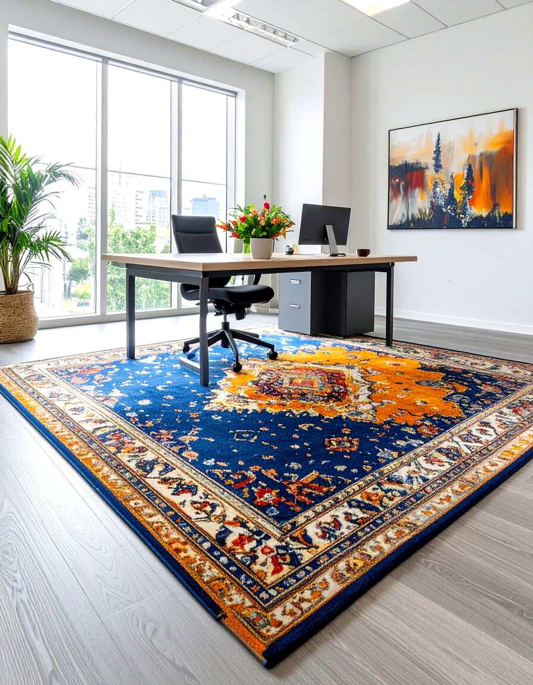 Executive Office Rugs - 24 Office Rug Ideas