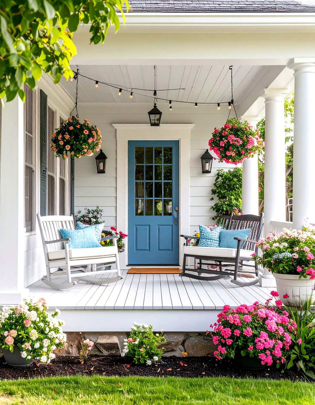 Expansive Front Porches with Modern Materials - 24 Modern Cape Cod House Ideas