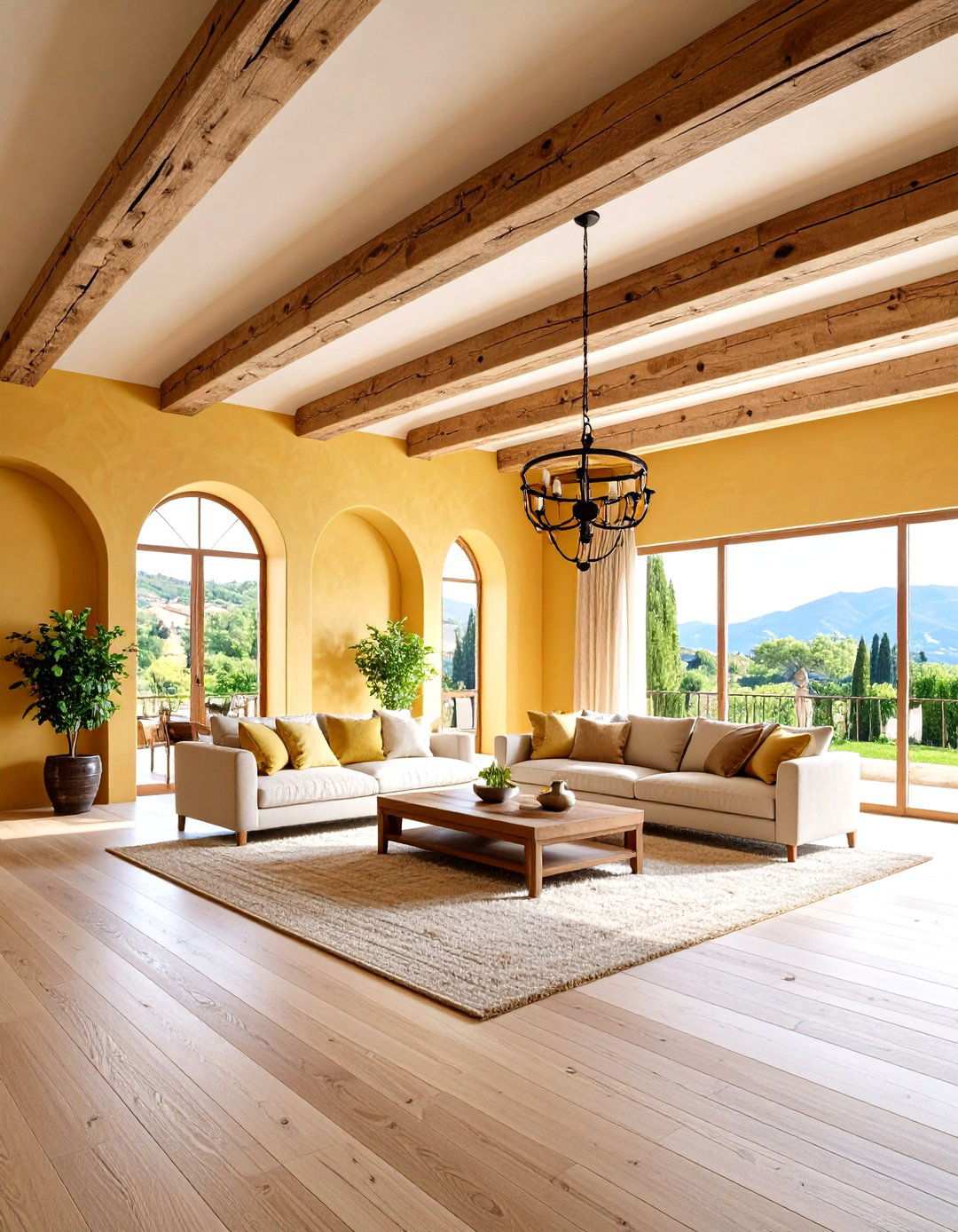 Exposed Wooden Beam Ceilings - 24 Tuscan Interior Design Ideas