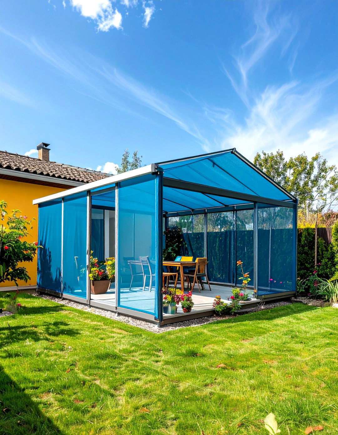 Fabric Mesh and Shade Cloth Privacy Systems - 24 Outdoor Privacy Screen Ideas
