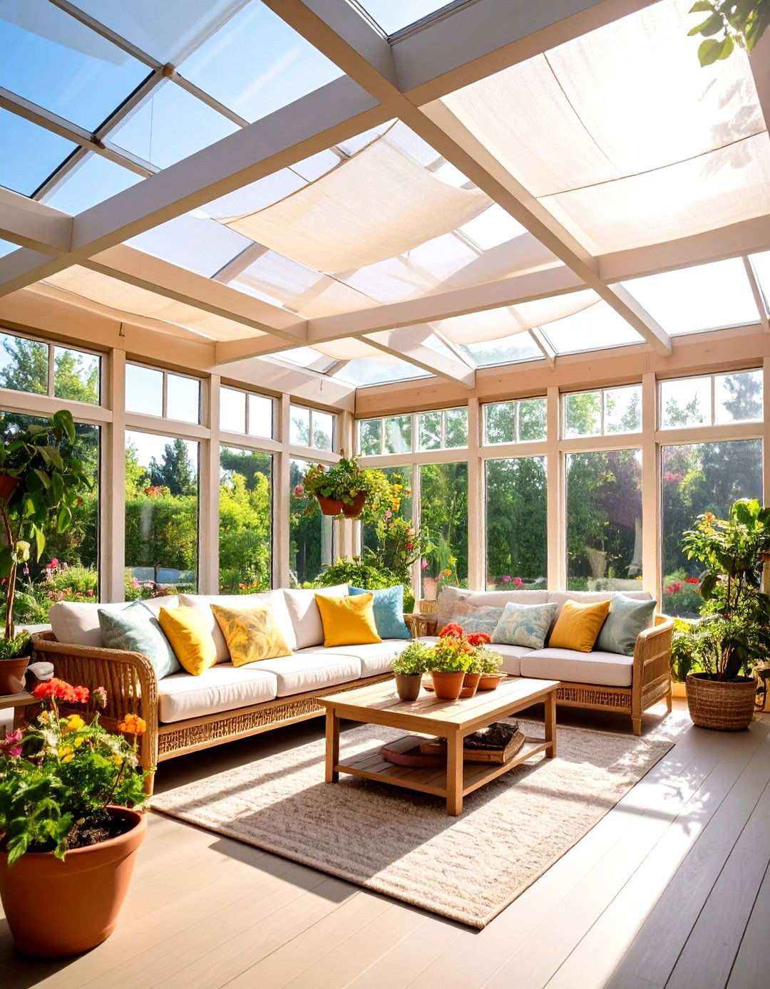 Fabric Panel Sunroom Ceiling Systems - 24 Sunroom Ceiling Ideas