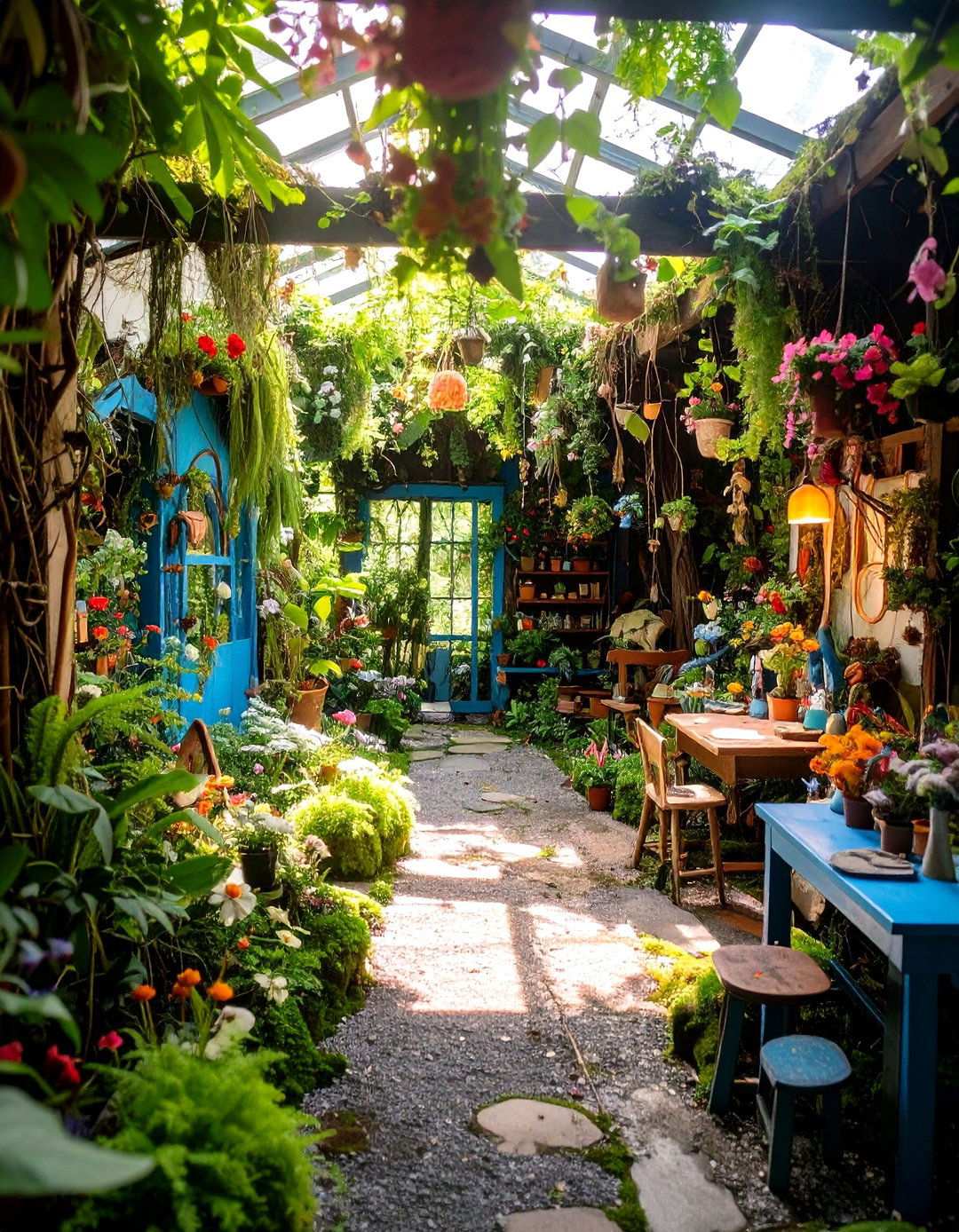 Fairy Art Studio Complex with Creative Gardens - 24 Large Fairy Garden Ideas