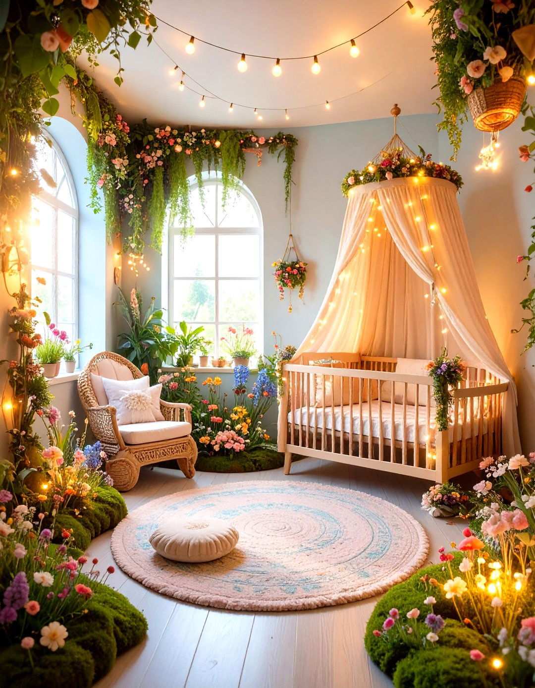 Fairy Garden Nursery with Miniature Plant Landscapes - 24 Nursery Garden Ideas