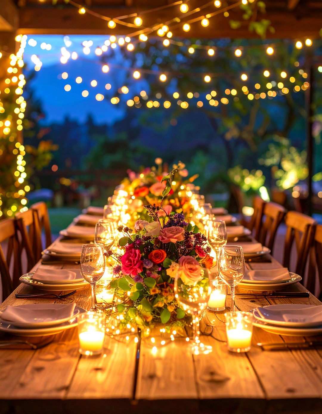 Fairy Light Magic - 24 Rehearsal Dinner Centerpiece Ideas
