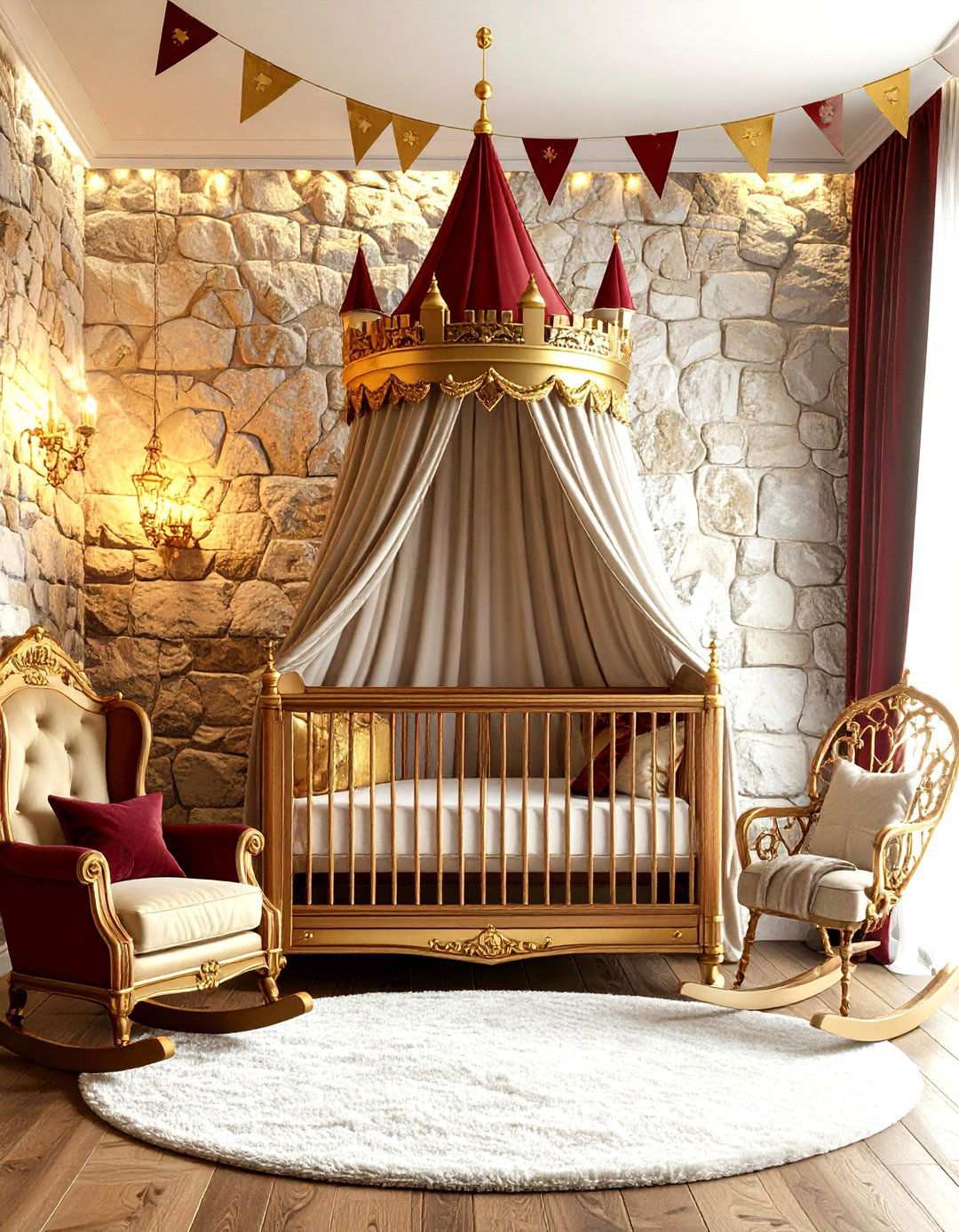 Fairy Tale Castle Princess Fortress - 24 Princess Nursery Ideas