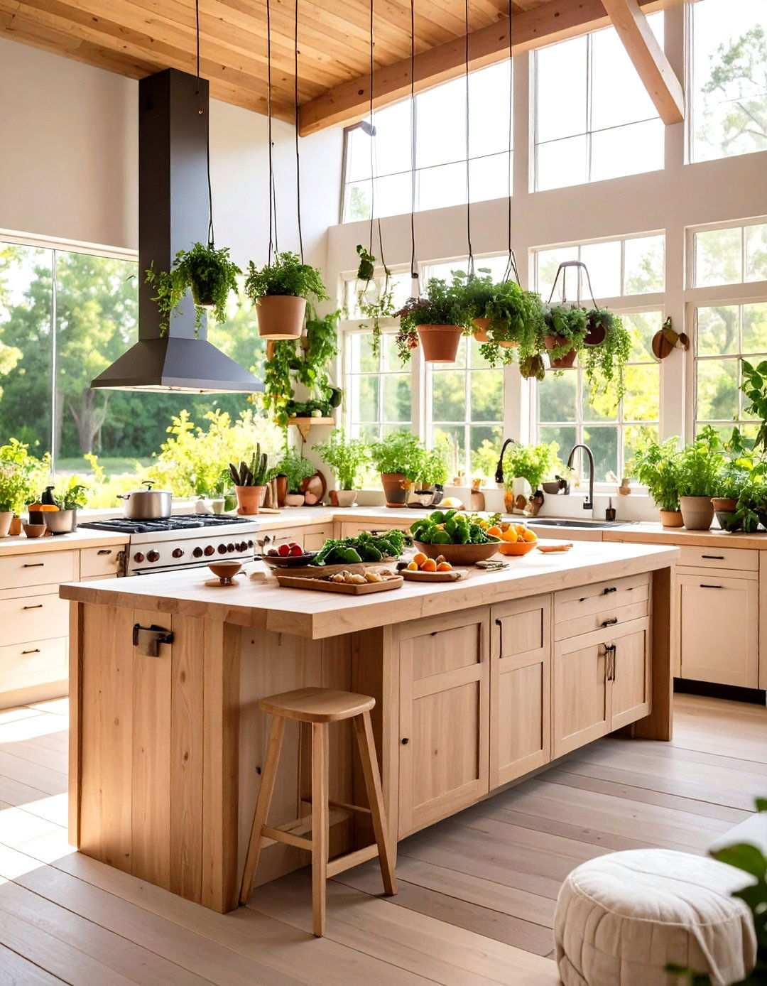 Family Focused Island - 24 Outdoor Kitchen Island Ideas