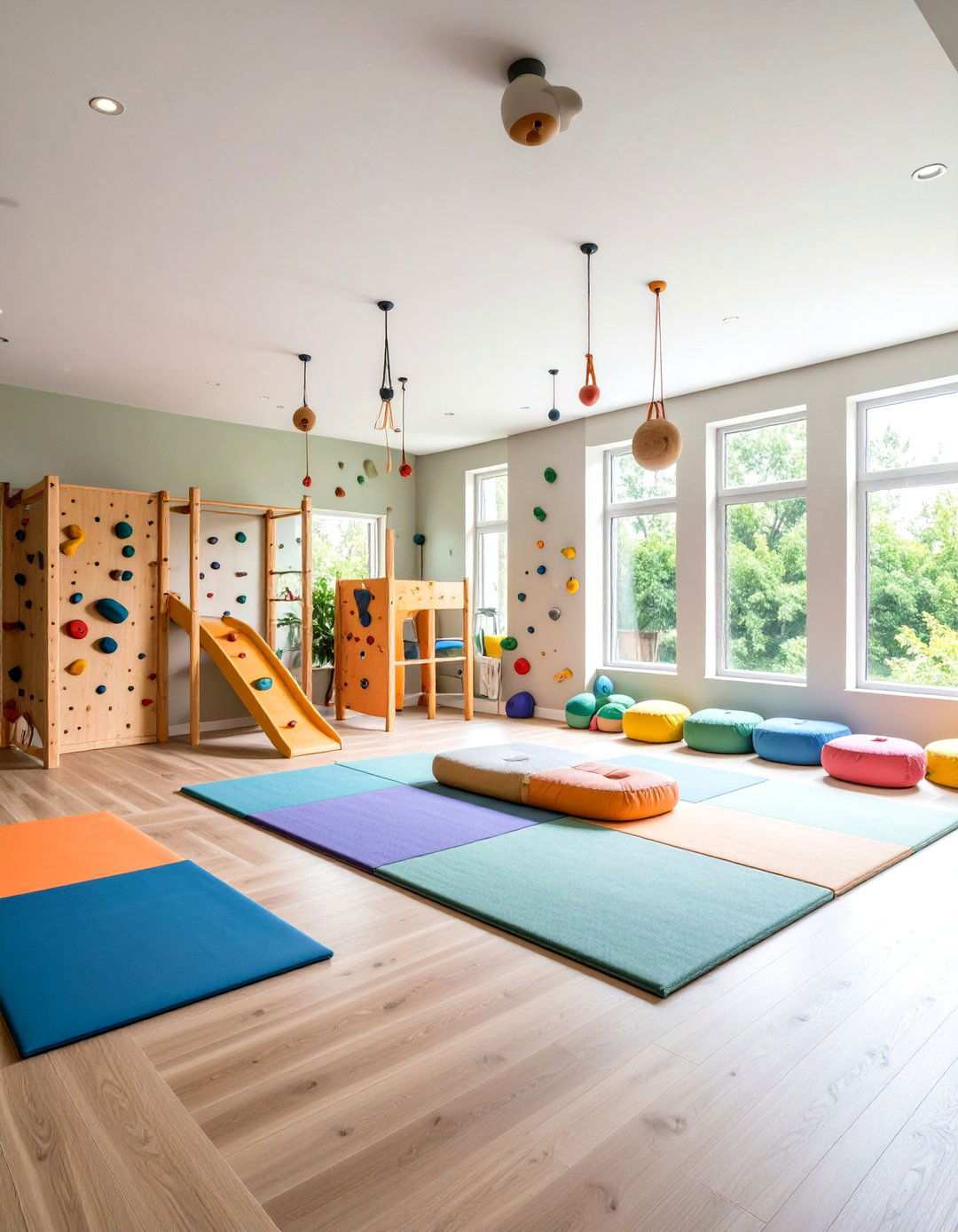 Family Friendly Multi Generational Gym Space - 24 Small Home Gym Ideas