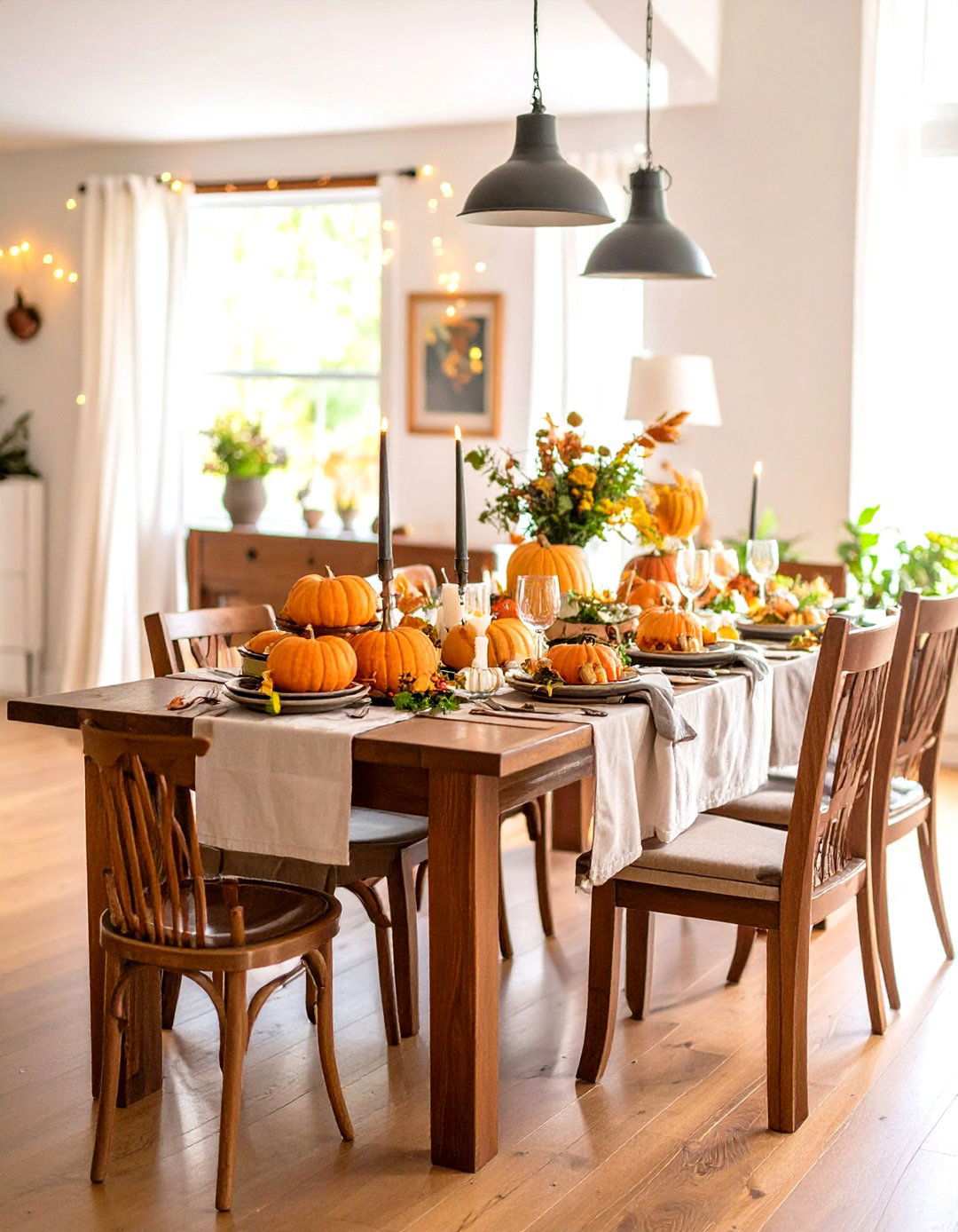 Family Memory Table Display - 24 Thanksgiving Decoration Ideas