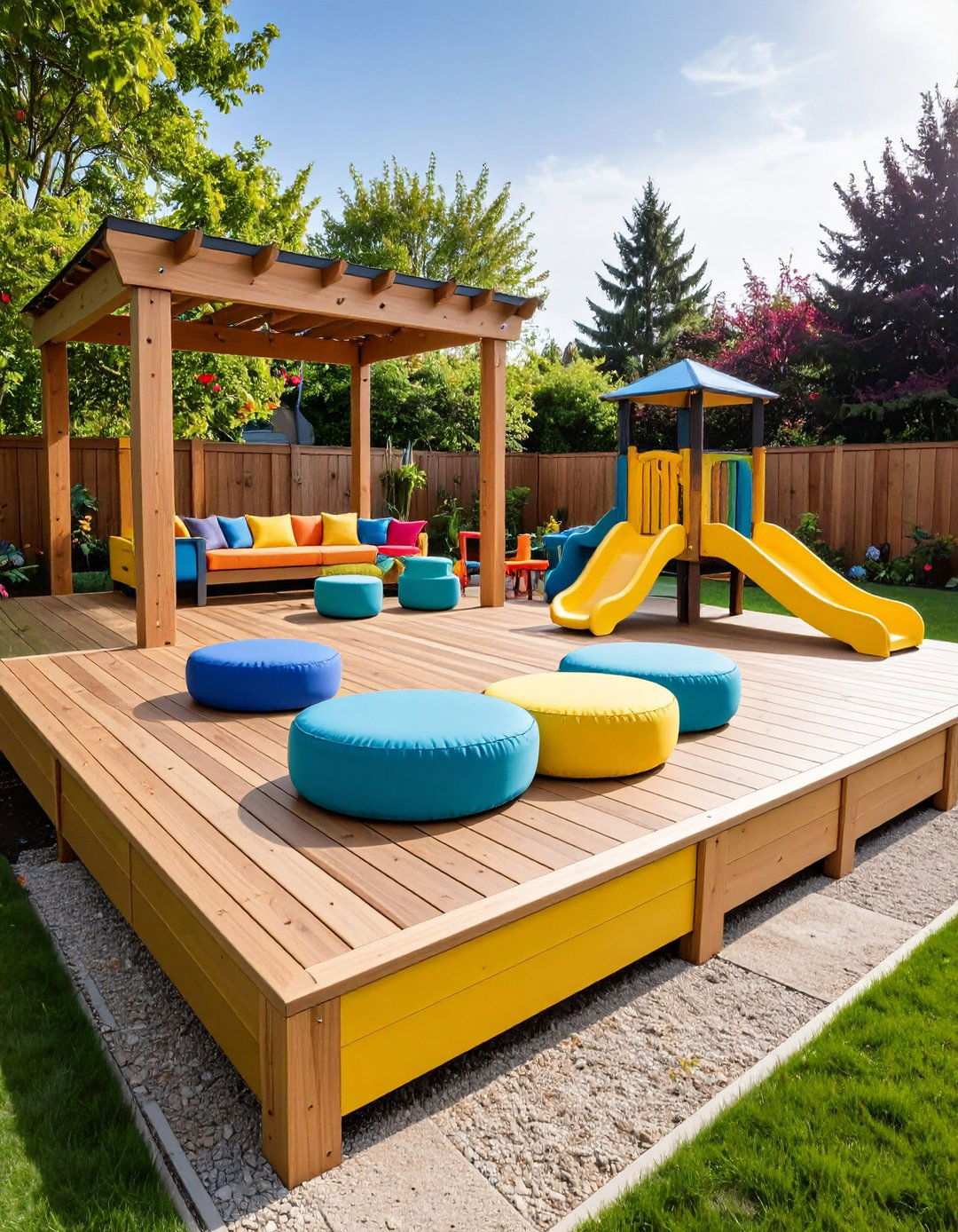 Family Play Platform Deck - 24 Platform Deck Ideas