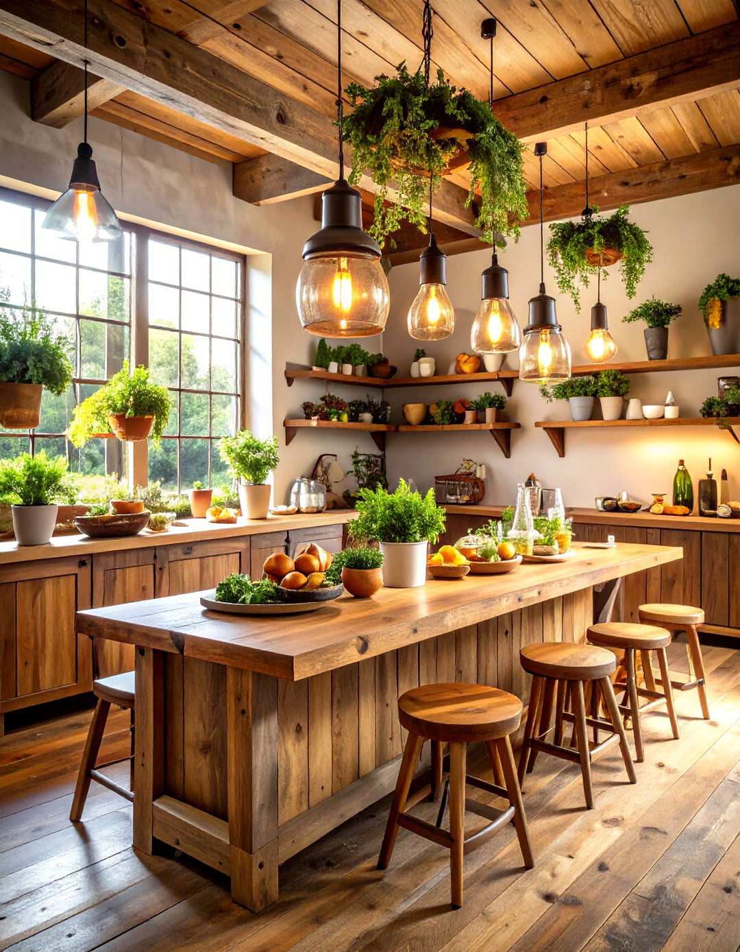 Farm to Table Rustic Elegance - 24 Restaurant Interior Design Ideas
