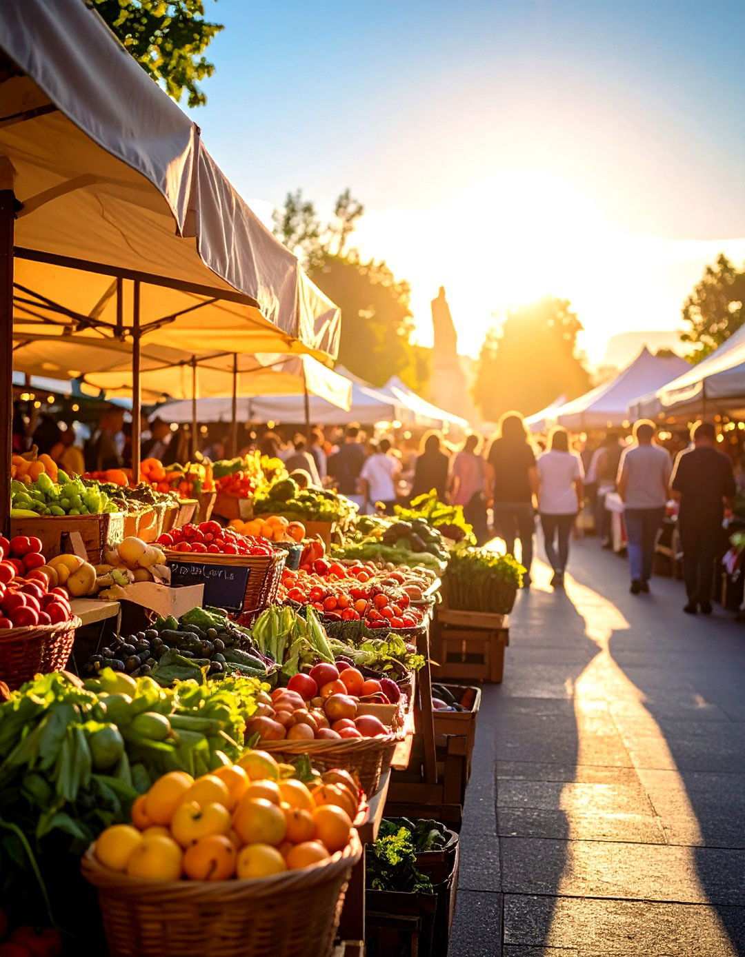 Farmers Market Breakfast Adventure - 24 Wedding Anniversary Ideas