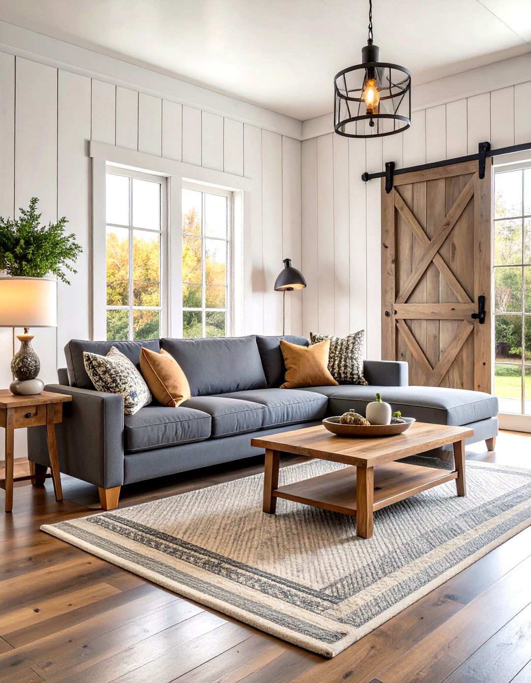 Farmhouse Masculine Living Room - 24 Men's Living Room Ideas
