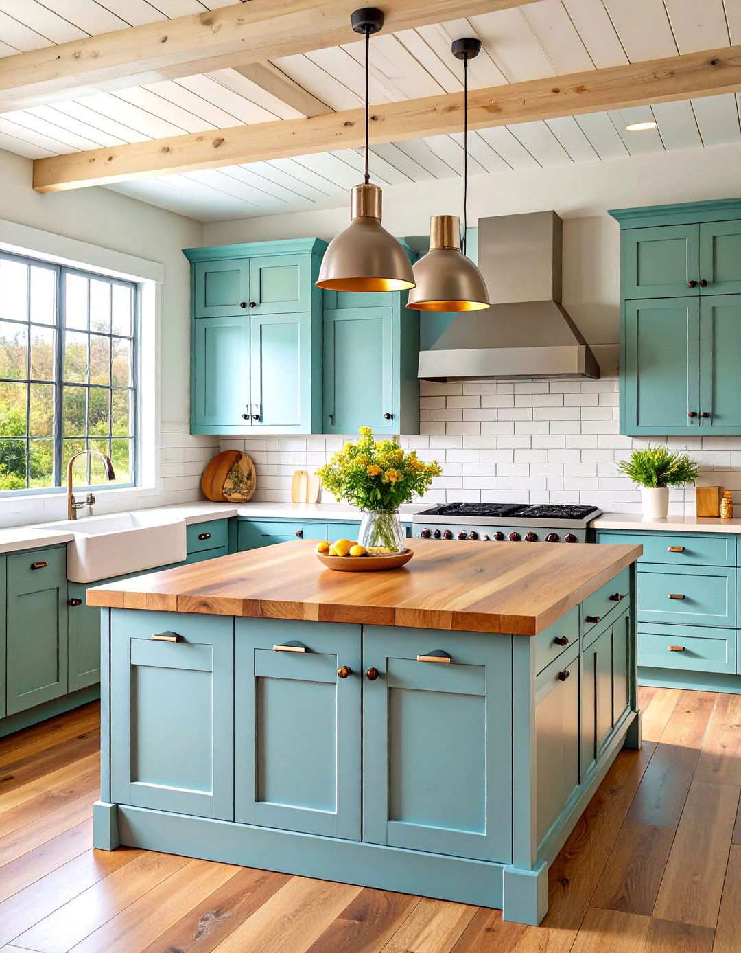 Farmhouse Modern Kitchen with Rustic Contemporary Elements - 24 Modern Kitchen Ideas