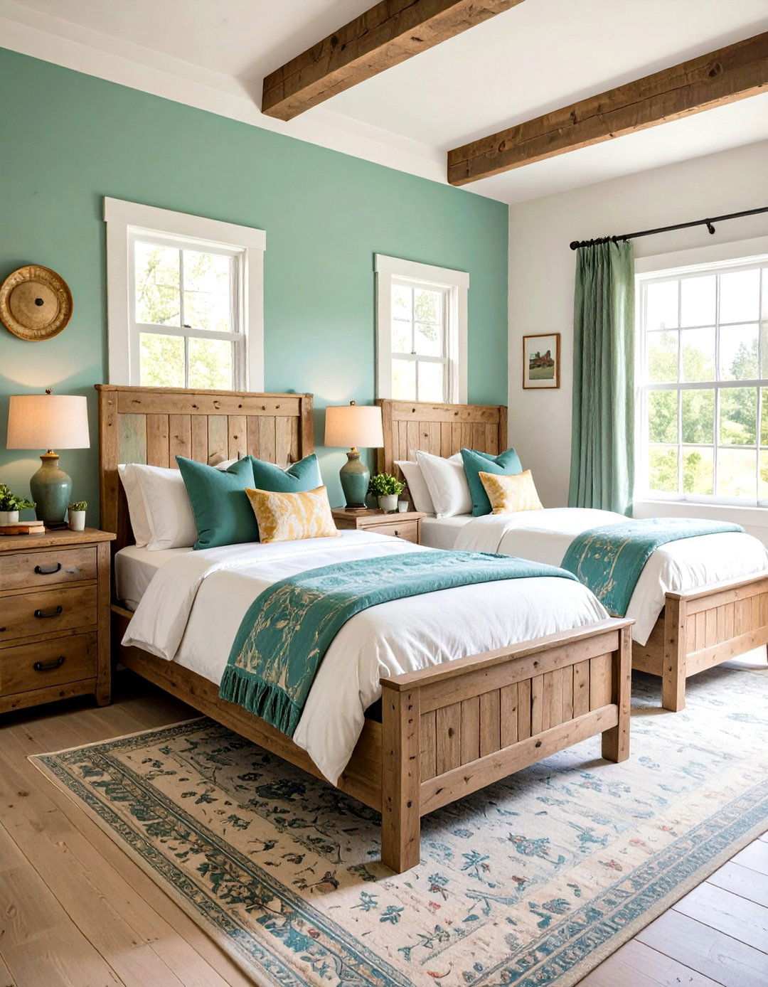 Farmhouse Twin Storage Solutions - 24 Twin Bedroom Ideas