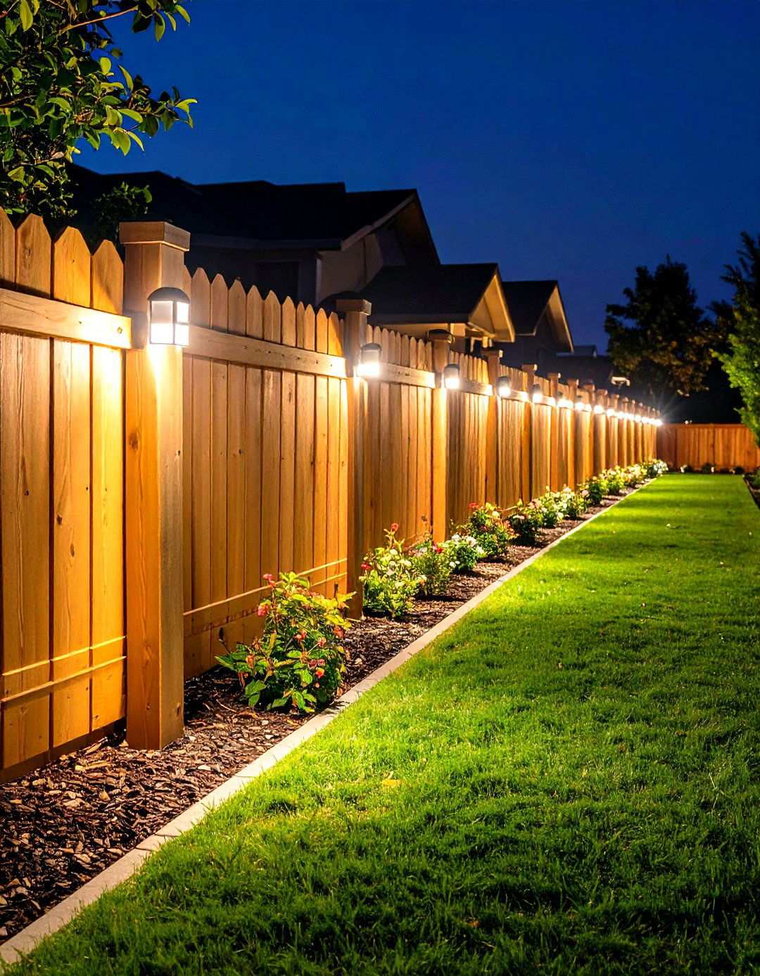 Fence and Boundary Lighting - 24 Landscape Lighting Ideas