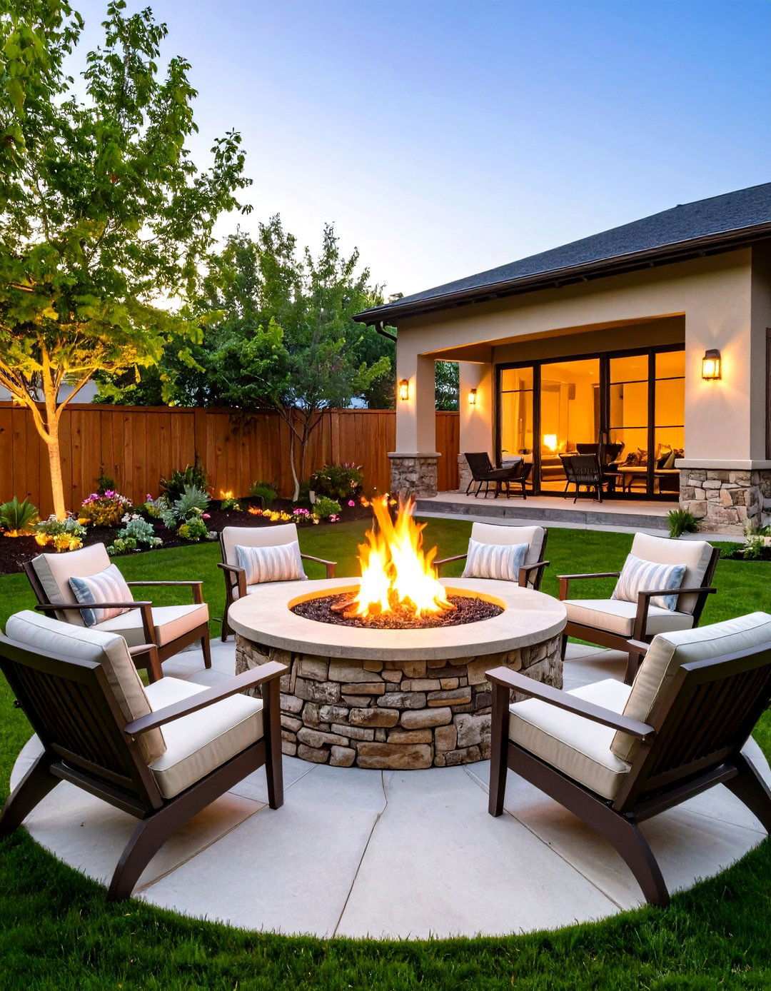 Fire Pit Seating Circles - 24 Outdoor Seating Ideas