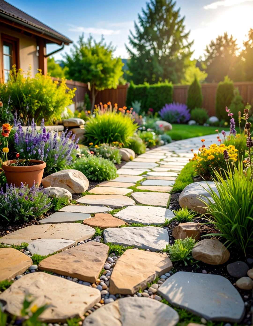 Flagstone Patio Pavers - 24 Patio Flooring Ideas
