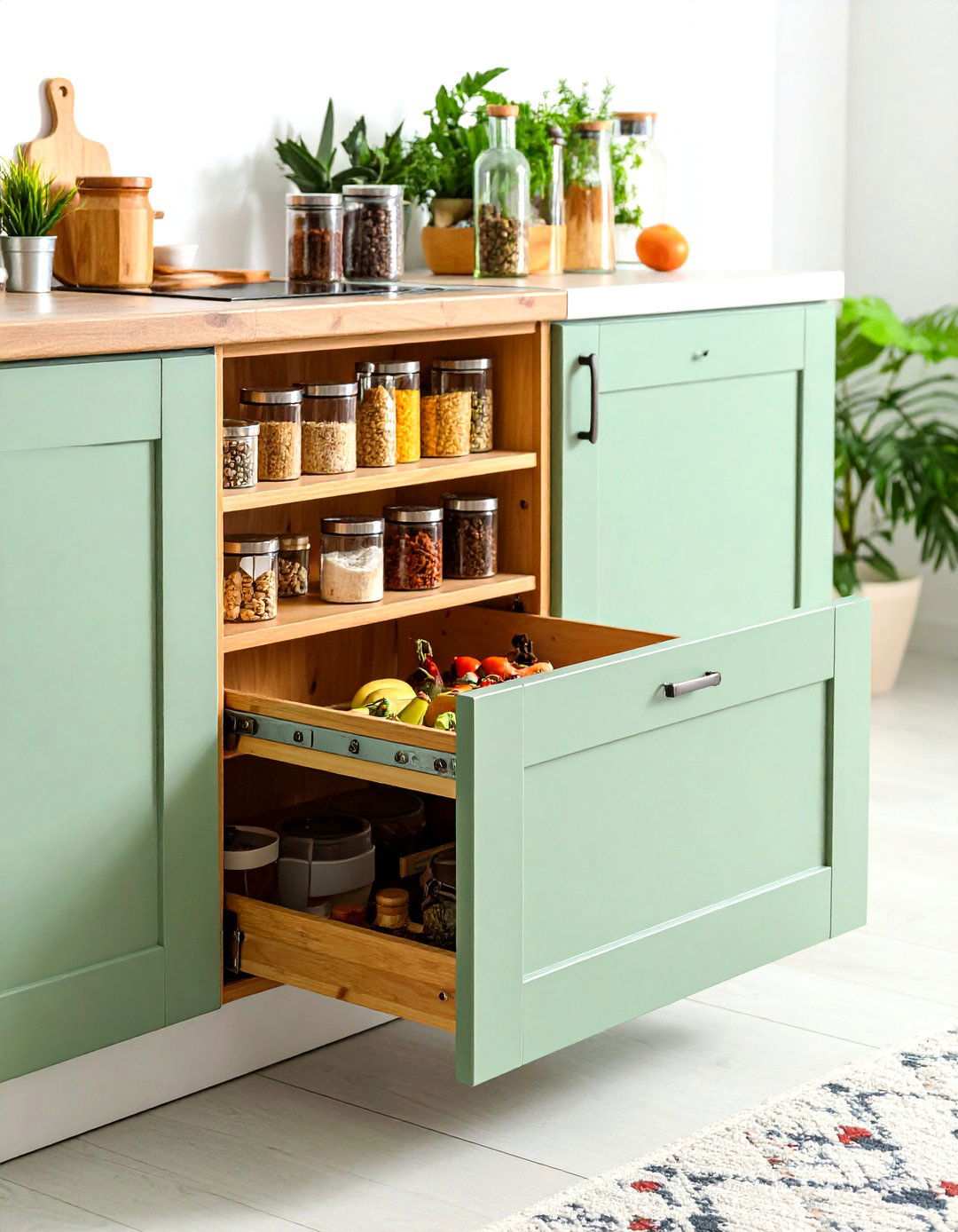 Flip Down Cabinet Door Organizers - 24 Spice Rack Ideas