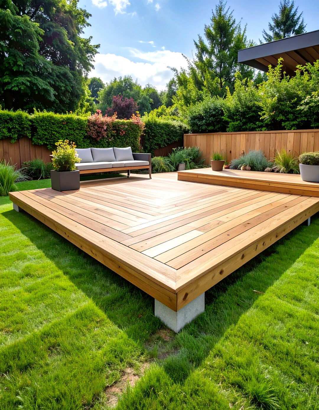 Floating Deck Platform Design - 24 Small Deck Ideas