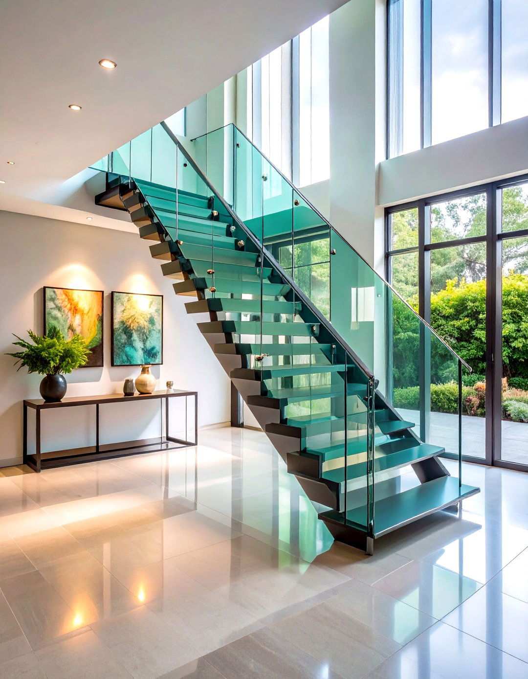 Floating Staircase Design - 24 Modern Entryway Ideas