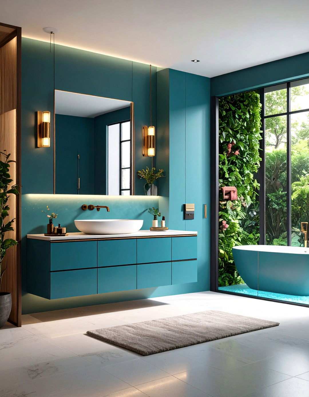 Floating Vanity Modernism - 24 luxury bathroom ideas