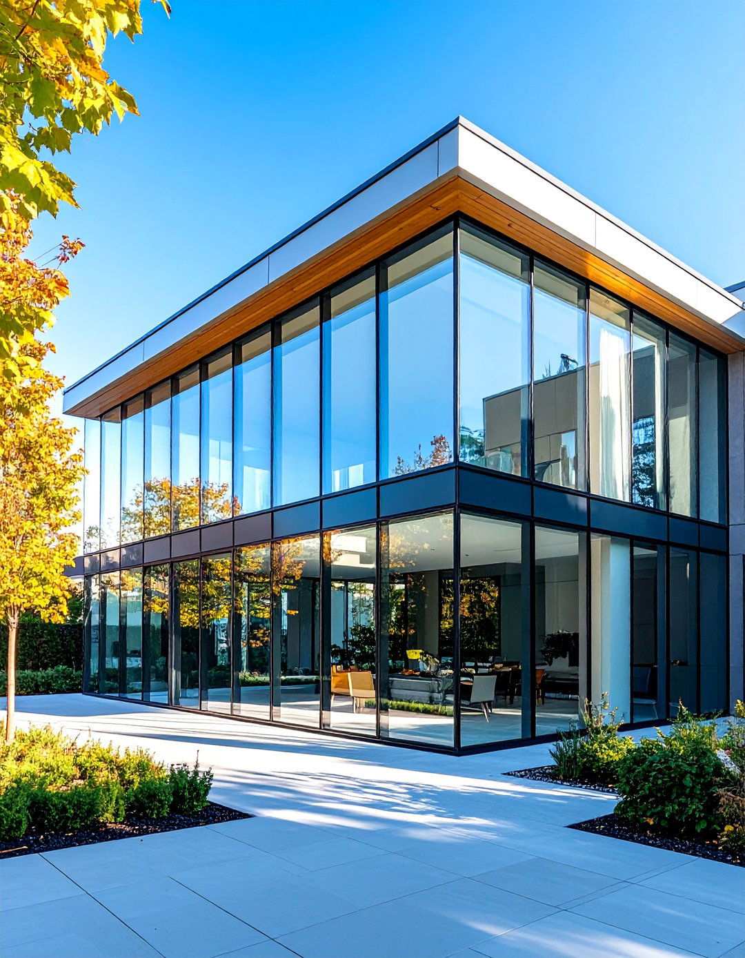 Floor to Ceiling Glazing Systems - 24 Minimalist House Exterior Ideas