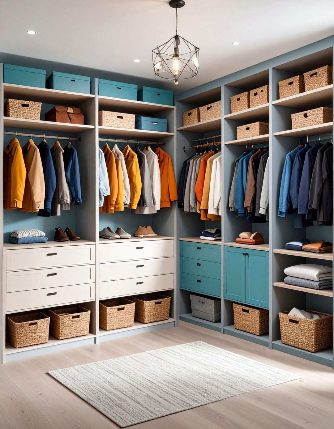 Floor to Ceiling Storage Design - 24 Scandinavian Entryway Ideas