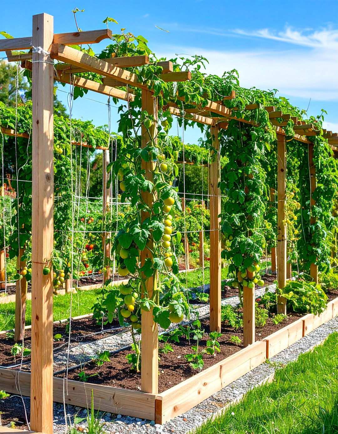 Florida Weave Support Method - 24 Tomato Trellis Ideas