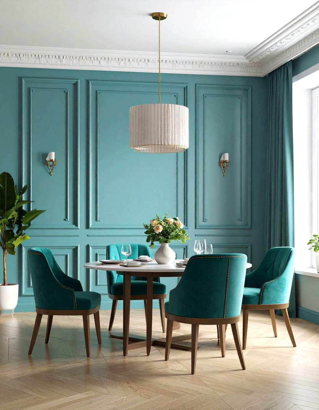 Fluted Wall Molding for Textural Interest - 24 Wall Molding Ideas