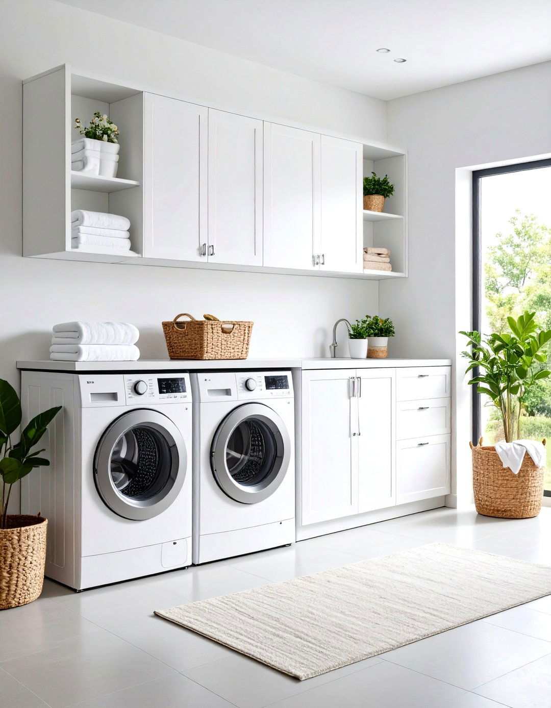 Fold Down Ironing Board Cabinet Systems - 24 Laundry Room Cabinet Ideas