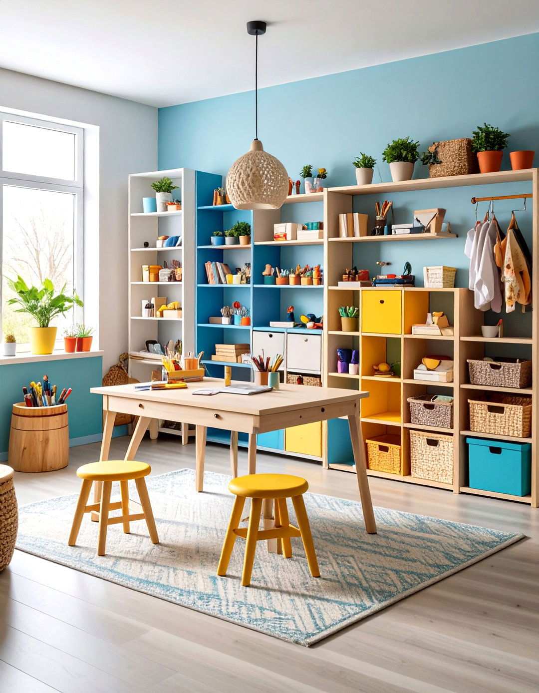 Foldable Furniture Solutions - 24 Small Craft Room Ideas