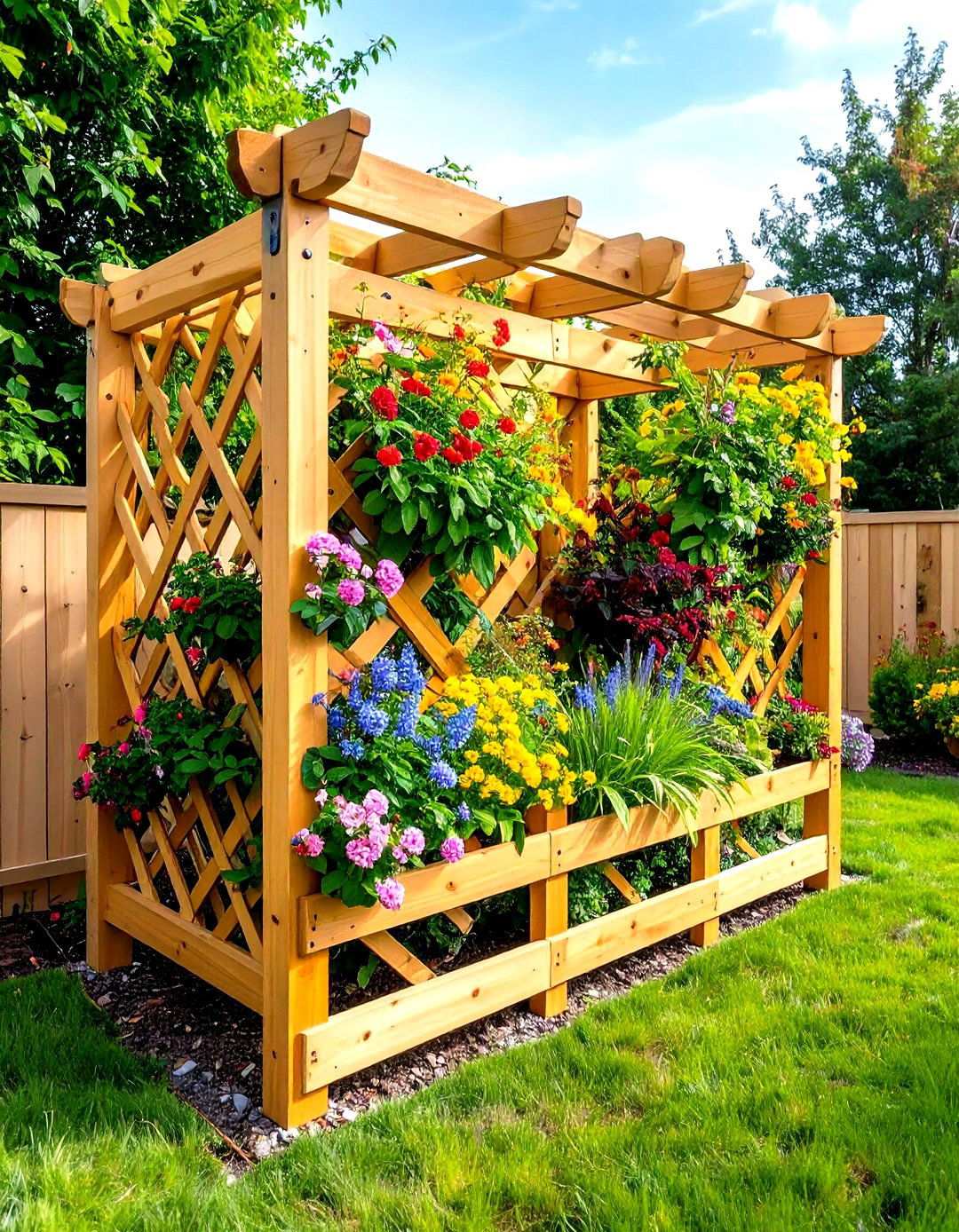 Folding Trellis Storage Solutions - 24 Tomato Trellis Ideas