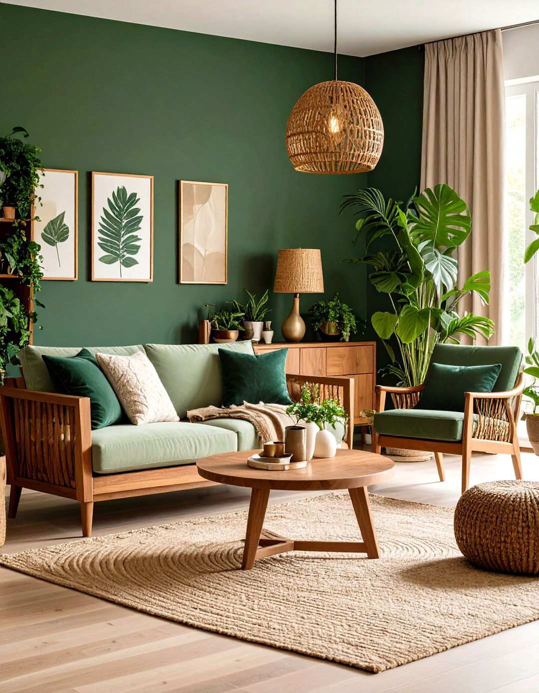 Forest Green Nature Inspired Snug - 24 Snug Room Ideas