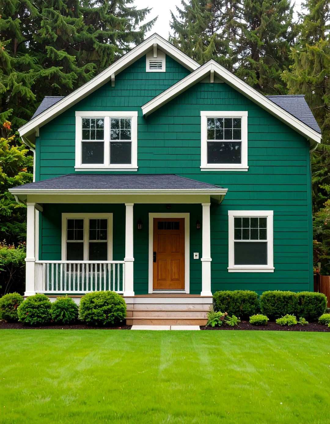 Forest Green Siding Choices - 24 House Siding Colors