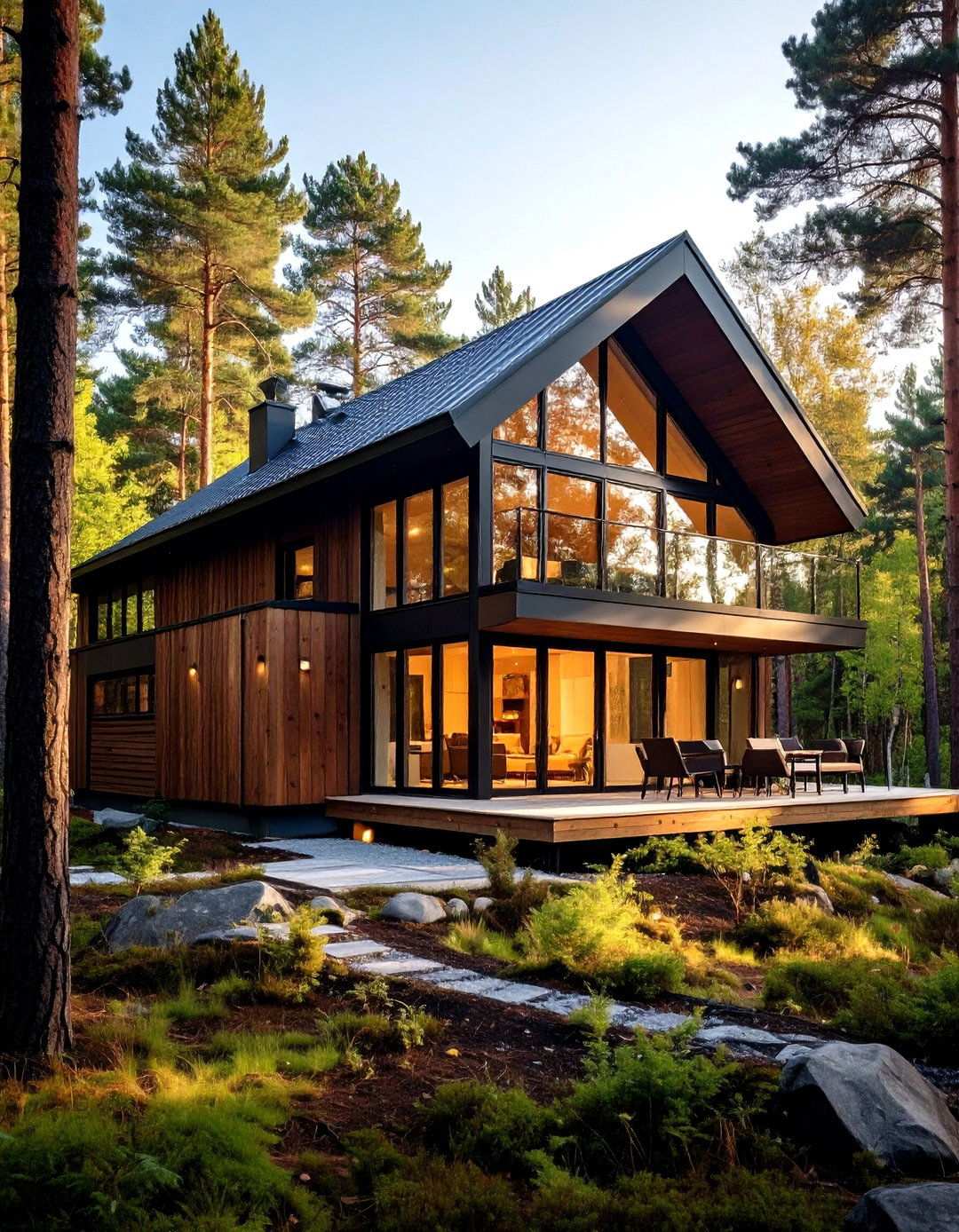 Forest Retreat Architecture - 24 Scandinavian House Exterior Ideas