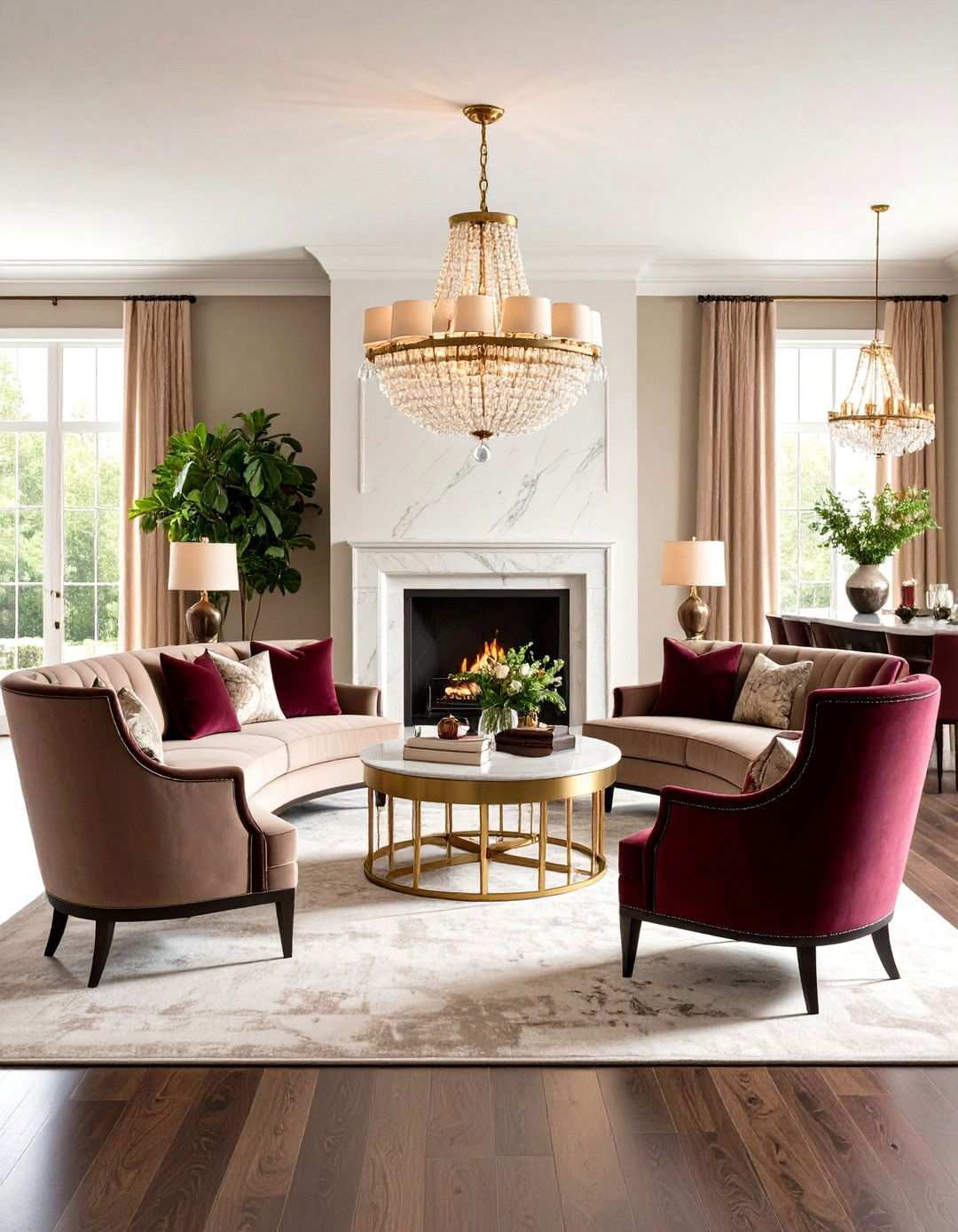 Formal Conversation Living Room - 24 Luxury Living Room Ideas