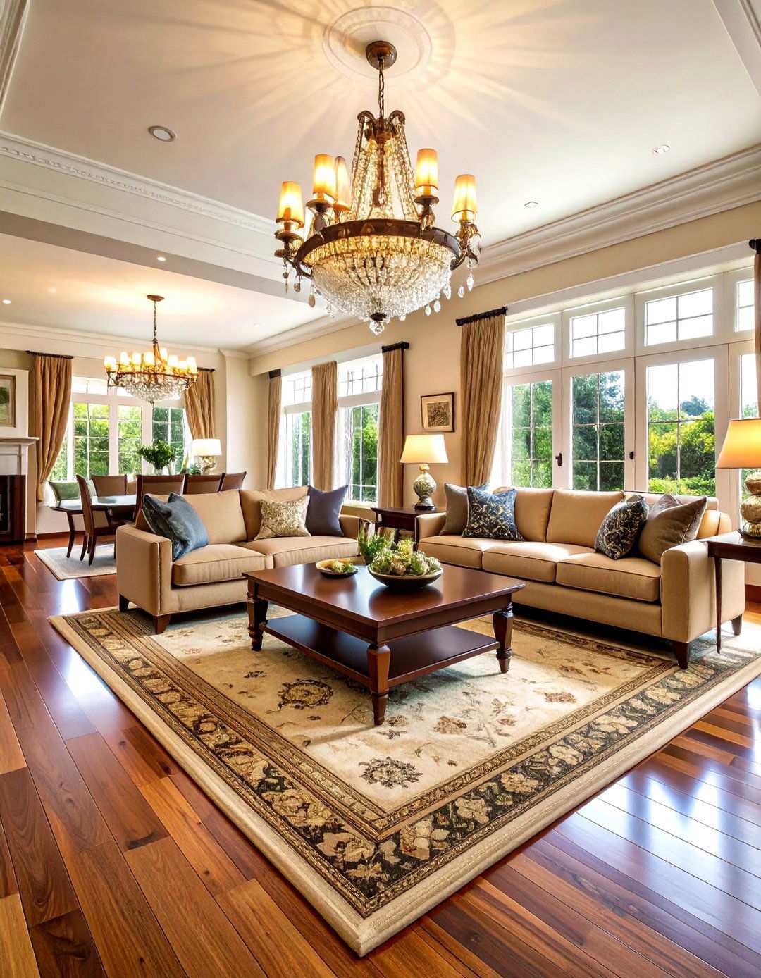 Formal Dining Room Connection - 24 Traditional Living Room Ideas
