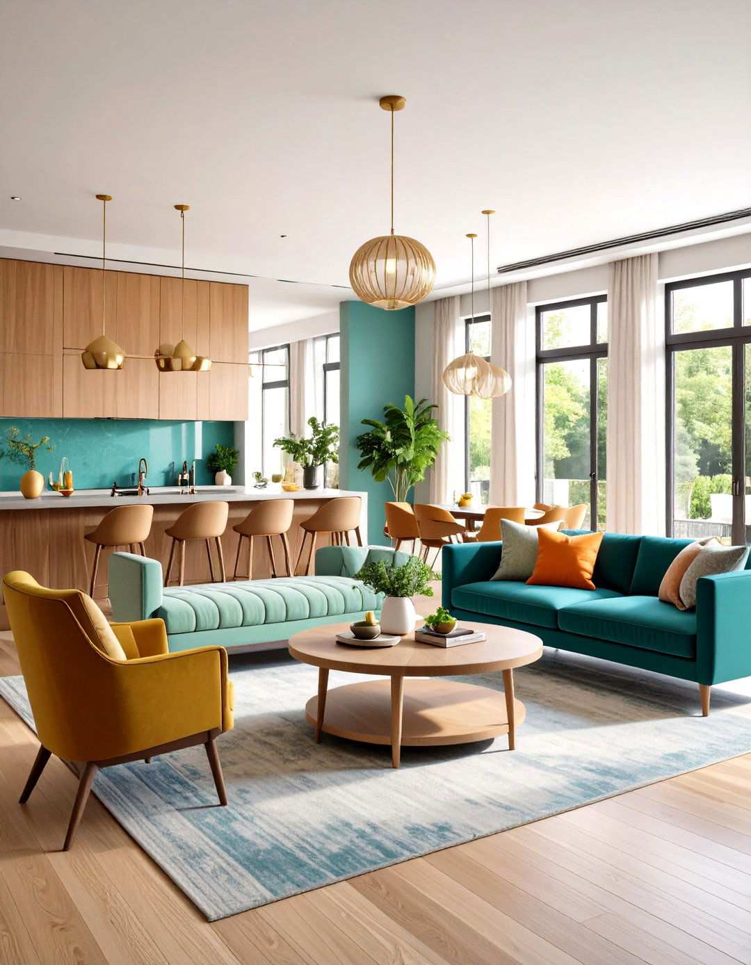Formal Entertainment Hub - 24 Large Living Room Ideas