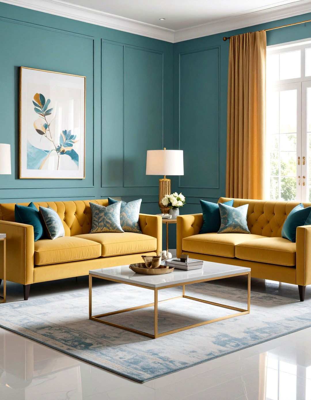 Formal Parallel Seating Living Room - 24 Symmetrical Living Room Ideas