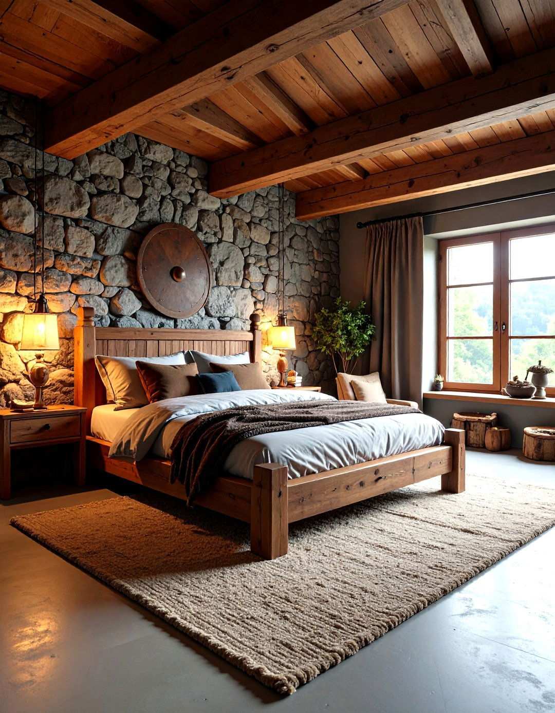 Fortress Wall Viking Bedroom - 24 Viking Bedroom Ideas
