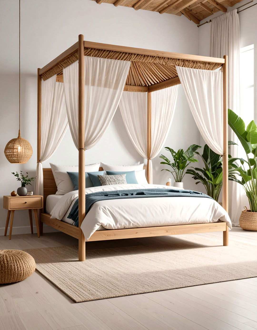 Four Poster Canopy Bed - 24 Unique Bed Design Ideas